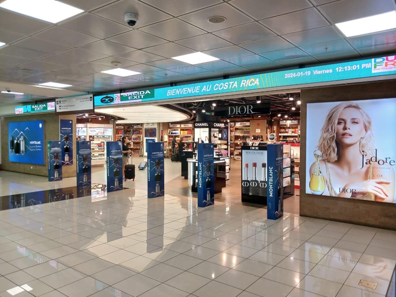 Tienda Duty Free aduanas